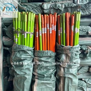 Manche de balai en bois 120cm fil italien pour réglage avec tête de balai, essuie-glace, raclette, vadrouille quantité minimale de commande 105,000 pièces - Product Image 1