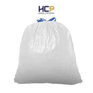 Sacs poubelles à cordon HCP haute résistance pour le collecte, le stockage et le transport des déchets ménagers - Product Image 2