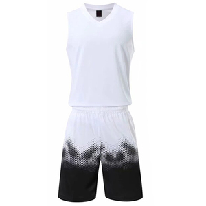 Adult Basketball Uniform Set Custom Men Jersey & Short 2024 Wholesale Printed Breathable Quick Dry - Product Image 2