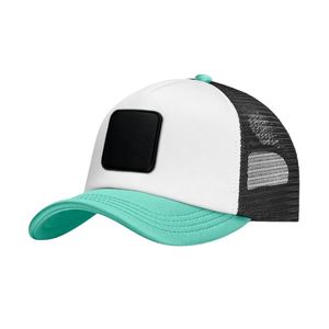 Gorra Trucker Negra y Naranja de Ala Plana con Logotipo Personalizado, Gorra de Malla de 7 Paneles de Alta Calidad con Cierre Snapback para Moda Urbana - Product Image 4