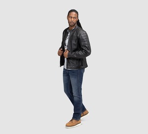 Men's Fremont Triple Vent System Leather <b>Jacket</b> - Product Image 3