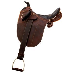 Silla de Montar para Caballo de Cuero Genuino, Precio Directo de Fábrica, Impermeable, Alta Calidad, Color Marrón Natural, Compatible con OEM y ODM, Silla Inglesa - Product Image 2