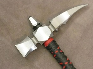Hand-Forged Industrial Grade Viking <b>Axe</b> Hatchet | High Carbon Steel Head & <b>Wooden</b> Handle | Camping Hunting Tool - Product Image 3