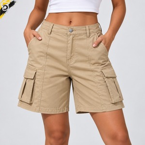 <b>Women</b> <b>Cargo</b> <b>Shorts</b> Comfortable Fit Lightweight Fabric Utility Pockets Durable Design For Casual Outdoor And Travel Wear - Product Image 5