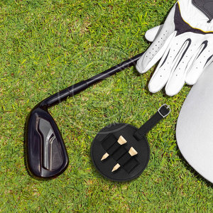 ที่ใส่ทีกอล์ฟหนังคุณภาพสูงระดับมืออาชีพ พร้อมคลิปคาราไบเนอร์โลหะสำหรับติดกระเป๋าได้ง่าย - Product Image 6