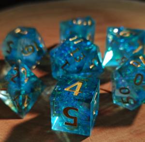 Ensemble de dés en résine haut de gamme pour jeux de table professionnels DND RPG – Fournitures de jeu en gros - Product Image 1