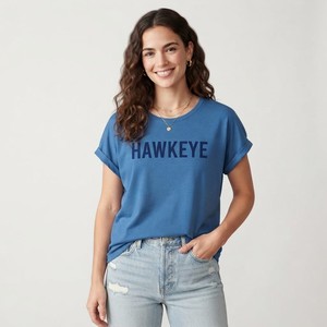 T-shirts pour femmes en spandex, couleur unie, coupe ample, personnalisables, avec broderies, design unique, respirants, prix bas, vente en gros - Product Image 4
