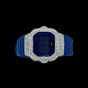 Montre de luxe en moissanite VVS pour homme ou femme, montre avec lunette en diamants de haute qualité, style hip-hop unisexe. - Product Image 4