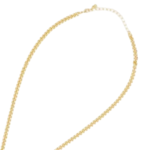 Collar con Letra Chapada en Oro de 22K en Cadena Curb, Joyería de Moda Color Oro, Colgante de Regalo para Mujer, Accesorio de Hermandad - Product Image 5