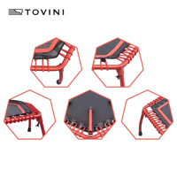 Mini Trampoline Indoor Rebounder Trampoline Exercice de gymnastique Fitness Trampoline pour adultes