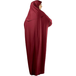Abaya de haute qualité pour femmes, en mousseline de soie, vintage, droite, longueur cheville, manches longues, robe musulmane modeste pour adultes - Product Image 1