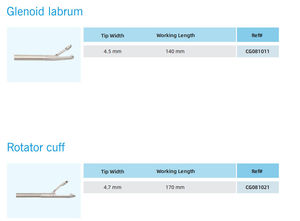 Instrumentos Ortopédicos Manuales para Artroscopia, Pasador de Suturas, Rotador, Manguito del Hombro, Acero Inoxidable, CE - Product Image 3