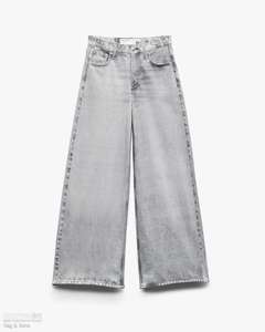 Jean Flare Femme Taille Haute Ample Y2K Streetwear en Denim Délavé de Qualité Supérieure – Le Jean Élégant pour Femme - Product Image 1