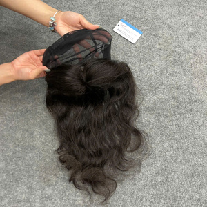 Perruque à bonnet hautement recommandée, cheveux naturels ondulés, 100% cheveux humains vietnamiens, prête à être expédiée, brillante, sans nœuds, sans perte de cheveux - Product Image 6