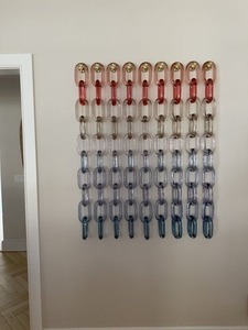 Classic Wall Decor Chain Links Resin Item Most Adorable Room Decorative Item Wall Hanging Chain Resin Link New Modern Design - Product Image 3