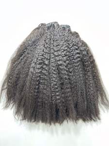 Best Quality 100% Virgin Raw Vietnamese <b>Hair</b> Weaving Extensions <b>Kinky</b> <b>Straight</b> Wholesale Human <b>Hair</b> Bundle - Product Image 3