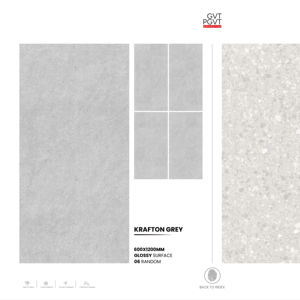 Carreaux de porcelaine au design audacieux 60x120cm 600x1200mm 24x48 Finition brillante Grand format Surface premium pour projets résidentiels de luxe - Product Image 1