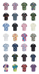 เสื้อฮาวายชายหาดลายดอกไม้พิมพ์ลายตามสั่ง แขนสั้น ติดกระดุม เสื้อสำหรับวันหยุดฤดูร้อน รับผลิตแบบ OEM ODM ขายส่ง - Product Image 2