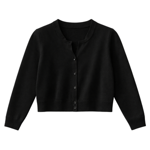 Premium Women Acrylic Winter Solid Anti-Wrinkle <b>Cardigan</b> Smooth Knit Button Down <b>Long</b> Sleeve <b>Sweater</b> for Work Casual Styling - Product Image 1