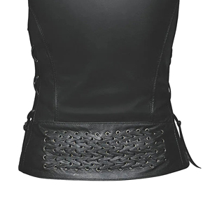 Chaleco de Cuero de Ante con Flecos para Mujer, Estilo Western, Personalizable, Precio de Fábrica, Venta al Por Mayor - Product Image 5