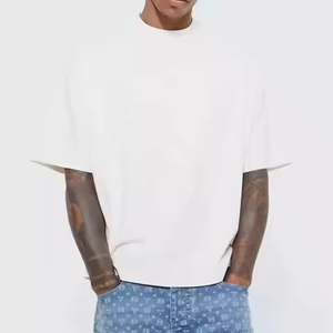 เสื้อยืดโอเวอร์ไซส์ผ้าคอตตอน 100% คุณภาพสูง ปักลายตามสั่งสำหรับผู้ชาย จากโรงงานผู้ผลิตโดยตรง - Product Image 2