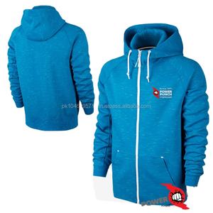 Sudadera Unisex con Capucha y Cierre de Cremallera, 60% Algodón, 40% Poliéster, Forro Polar, Sólida, Impermeable y Transpirable, para Primavera e Invierno - Product Image 1