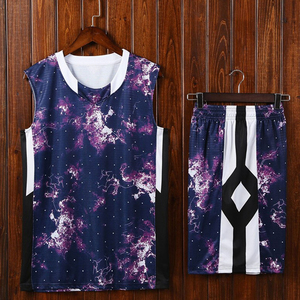 Conjunto de Camiseta de Baloncesto para Hombre Elite Vanguard International, Estampado Galaxia, 100% Poliéster, Ligero, Transpirable, Ropa Deportiva para Adultos - Product Image 6