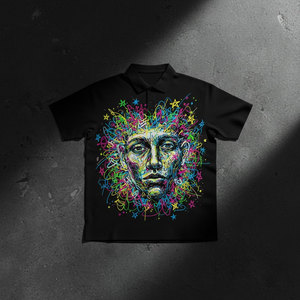 Camiseta DTG para Mujer, Impresión Digital Avanzada para Gráficos a Todo Color, Mezcla de Algodón Suave y Cómoda, Uso Diario, Secado Rápido - Product Image 1