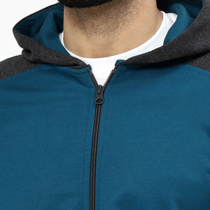 Sweat à capuche de haute qualité, épais, délavé à l'acide, 100% coton, style streetwear, coupe courte, broderie effet vieilli, fermeture éclair premium, hiver - Product Image 2