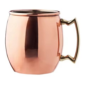 Premium Craft Copper Mug Moscow Mule Drinking Cup Pure Copper <b>Drinkware</b> for Bar Kitchen Restaurant - Product Image 6
