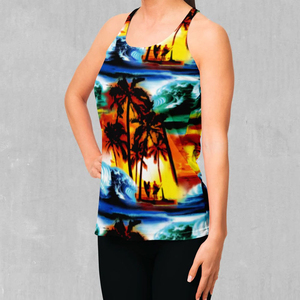 OEM Custom Plus Size Women's <b>Summer</b> Sleeveless Casual <b>Tank</b> <b>Top</b> New Design Polyester Sublimation Breathable <b>Summer</b> <b>Tank</b> <b>Top</b> - Product Image 3