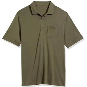 Chemises polo décontractées pour hommes, chemises polo tendance, nouveau design, logo personnalisé, couleur unie, respirantes, pour hommes, OEM - Product Image 4