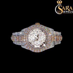Reloj de Diamantes Plateado Moderno de Primera Calidad para Fiestas de Trabajo y Regalos, Disponible para Exportación, Precio desde India - Product Image 3