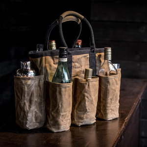 <b>Canvas</b> <b>Tote</b> Bag With Multiple Pockets Open Top Design For Shopping And Storage - Product Image 2