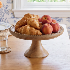 New arrival Mango Wood Multipurpose Stand Elegant Wooden Cake Platter Dining Table Decor Wedding Serving <b>Tray</b> for multi usage - Product Image 1
