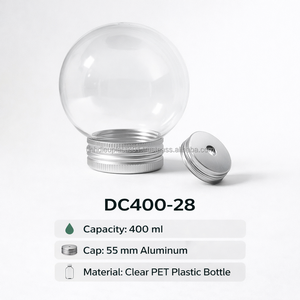 Botella de Plástico Transparente para Bebidas de 400 ml, PET DC400-28, Envase de Grado Alimenticio, Duradero y Ecológico - Product Image 6