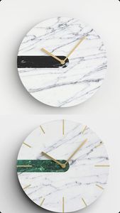 Custom Logo Luxury Marble <b>Table</b> <b>Clock</b> Premium Natural Stone Desk <b>Clock</b> Silent Quartz Movement Corporate Gift Home Decoration - Product Image 4