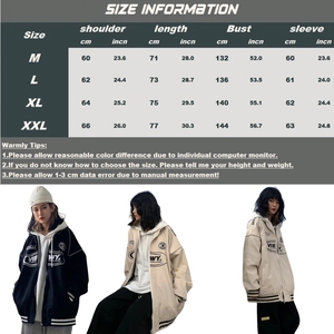 2022 Spring New Reversible Stand Collar Zipper Loose Street Harajuku Oversize Bomber <b>Jacket</b> <b>Men</b> Women Couples Reflective Tops - Product Image 5