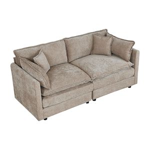 Divani da Soggiorno 2187-Caramel 2P con Sedute Laterali Sinistra e Destra - Product Image 2