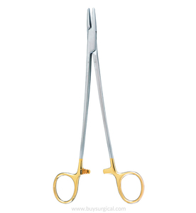 Porte-aiguille manuel Olsen Hegar ME-SS-074 5,5 pouces en acier inoxydable allemand, carbure de tungstène TC, instrument chirurgical de qualité supérieure - Product Image 3