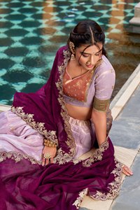 Vêtements traditionnels indiens et pakistanais, Lehenga Choli pour femmes, pour les mariages et les festivals, prix de gros - Product Image 2