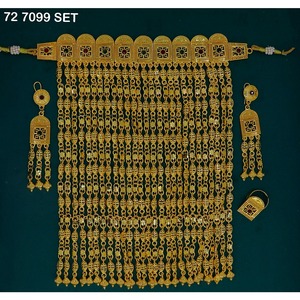 Gold Plated Fashion Martasha Necklace New Arabic Fashion Gold Plated Khannaki Necklace Elegant Dubai Bohemian Gold Plated - Product Image 3