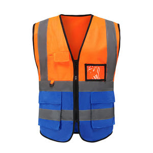 Quality Breathable Security Safety Vest Sleeveless Reflective Clothing with Reflective Stripes Emergency Vest for <b>Workers</b> - Product Image 6