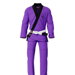 ชุดยิวยิตสูคุณภาพสูง ปักโลโก้ได้ตามต้องการ ผ้าฝ้าย 100% ทอลายเพิร์ลวีฟ ชุดฝึกซ้อมบราซิลเลียนยิวยิตสู สำหรับทุกเพศ ขายส่ง - Product Image 1