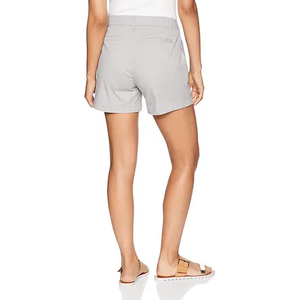 Women Summer Chino Shorts Casual Mint Green Cotton Twill Shorts Mid Rise Slim Fit Walking Shorts Lady Work Pants - Product Image 4