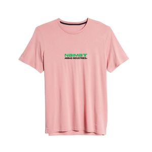 Naimat Abbas Industries Men's Short Sleeve T-Shirt Regular Fit O-Neck Printed Letter Design Casual Style Jersey Knitted <b>Cot</b> - Product Image 3