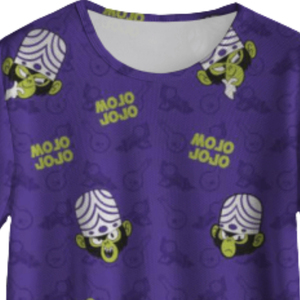 Camiseta de Manga Corta para Hombre Mojo Jojo, Corte Regular, Estilo Casual, Cuello Redondo, Tejido de Punto, Transpirable, 100% Poliéster, Secado Rápido - Product Image 5