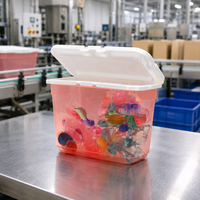 Contenants en PP pour perles de lessive et capsules de lavage, avec couleurs personnalisées pour projets de marques OEM et ODM