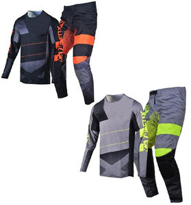 Combinaison de motocross professionnelle avec logo personnalisé imprimé, vêtements de course tout-terrain MX pour hommes, maillot de course - Product Image 3