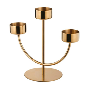 Metal Candle Holder European Luxury Modern Design <b>Retro</b> Romantic Silver Shiny Candle Holder Restaurant <b>Decoration</b> - Product Image 6